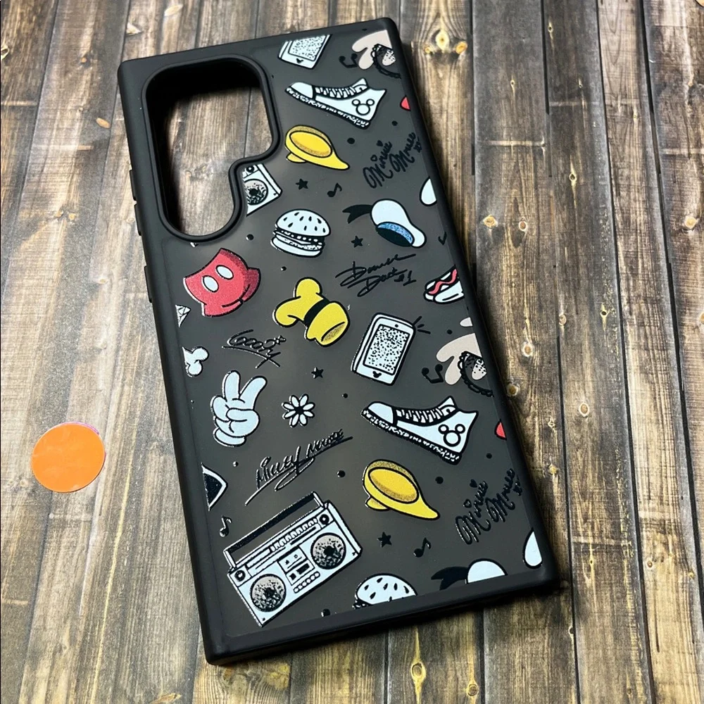5for$10 Black Mickey Mouse Samsung Galaxy S24 Ultra Phone Case